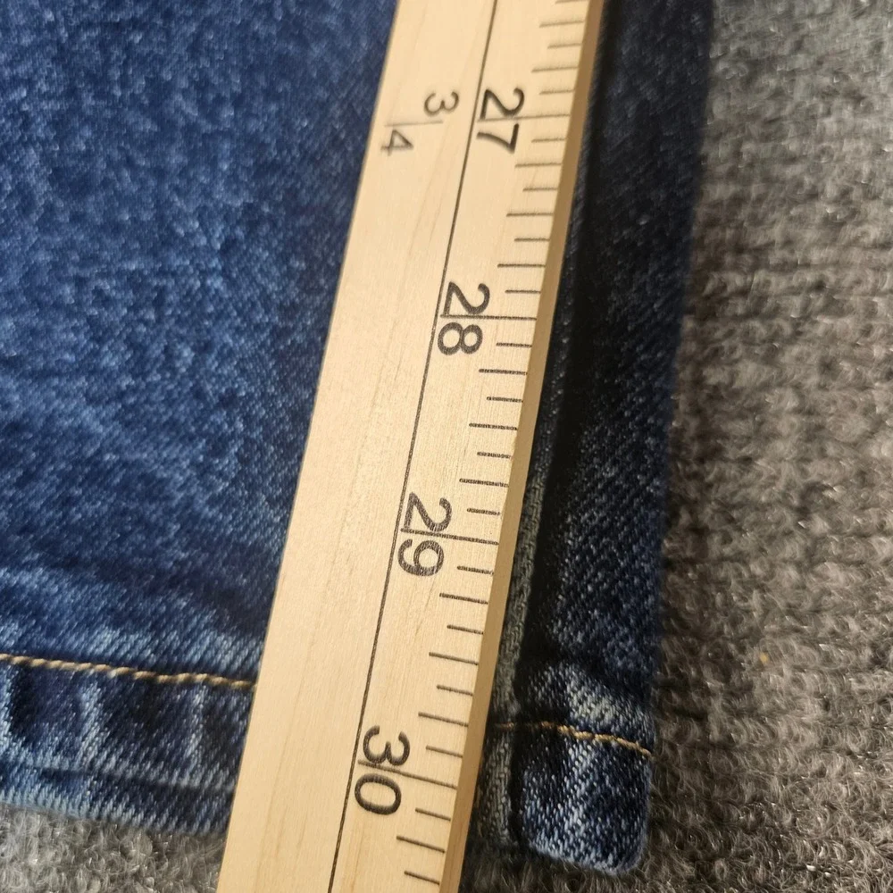 Wrangler Premium Quality Straight Leg‎ Jeans Mens 38x30 Dark Wash Blue Denim